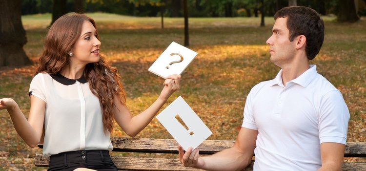 Habla con tu posible pareja para aclarar los puntos que te preocupen